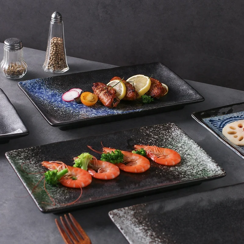 Tivray Stoneware Home Restaurant Party Dinner Slade Dessert Plate 10 Inch Hand Made Glazed Porcelain Pottery Ceramic