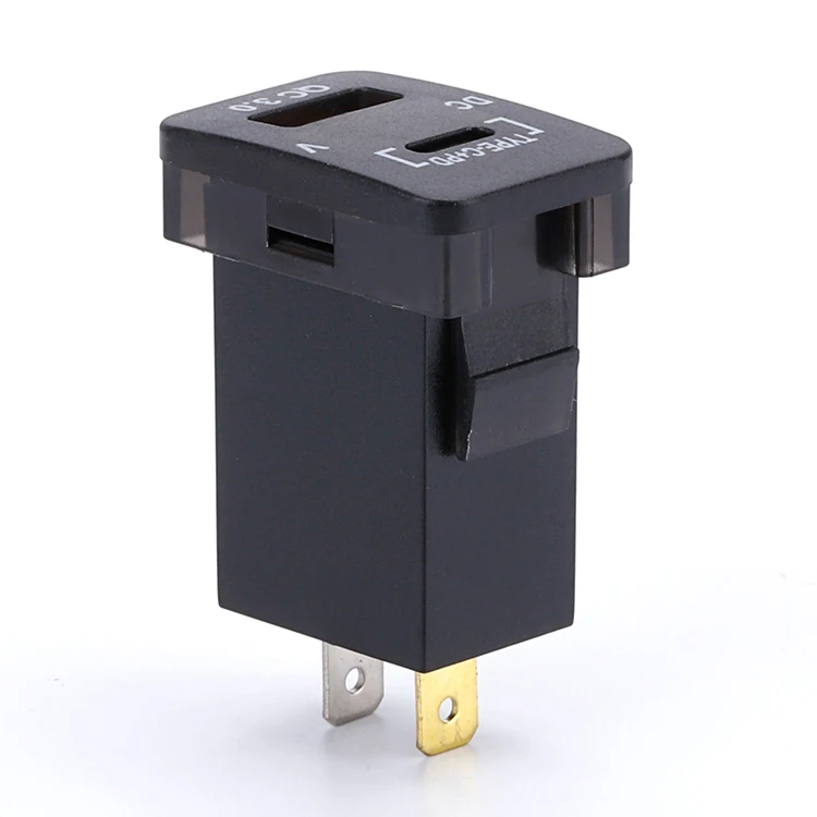 Wholesale Cheap Universal Qc 3.0 Fast Charger Dual Usb Port Type-C Charging Accessories Usb Car Charger