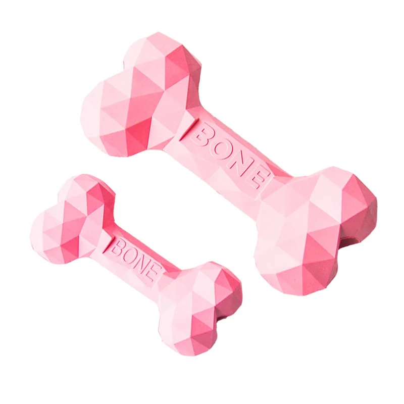 Manufacturer Indestructible Pet Dog Toys Bone Chew Toys Aggressive Chewers Rubber Dog Training Toy juguetes para perros
