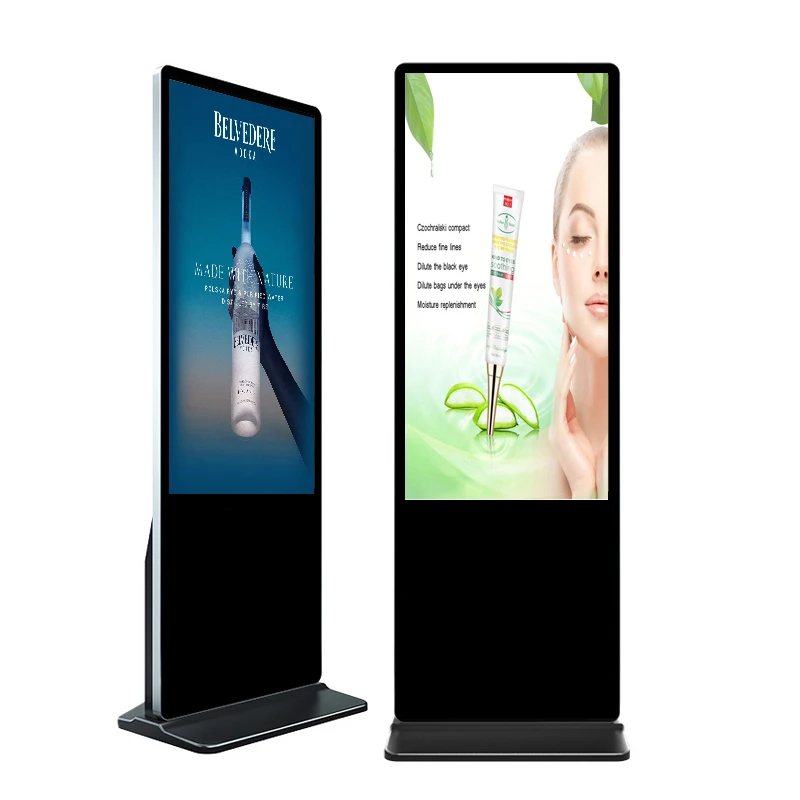 55-дюймовый сенсорный ЖК-экран Digital Signage Тотем 55 дюймовый комнатный напольный рекламный экран дисплей