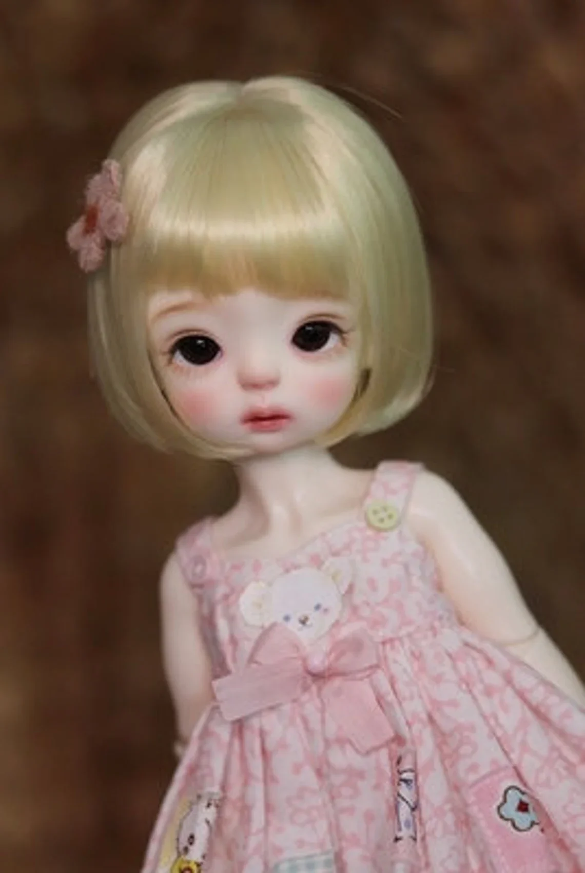 Zoesoul Custom Cute Bob wig for 1/6 1/4 1/3 BJD Doll Wig Synthetic Doll Wigs