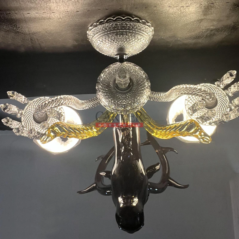 Luxury Crystal Decorative Chandelier Deer Wall Lamp 2L
