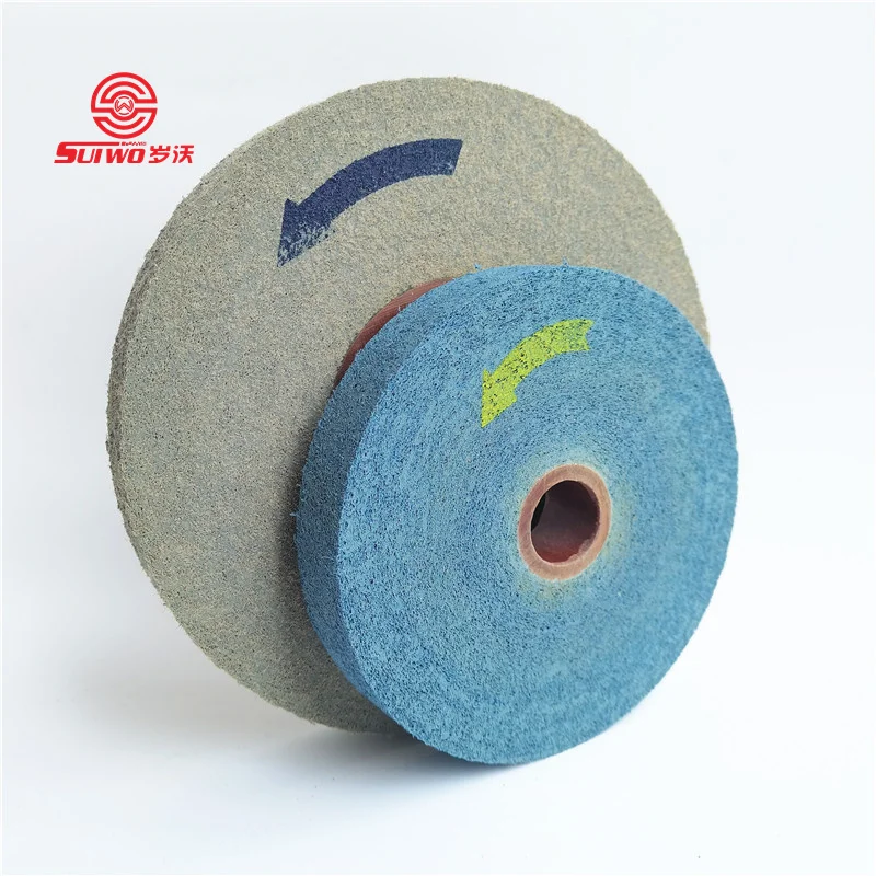 Deburring  convolute Abrasive Metal finishing wheels CRS/MED/FIN/VFM for decoration finishing and tank polishing