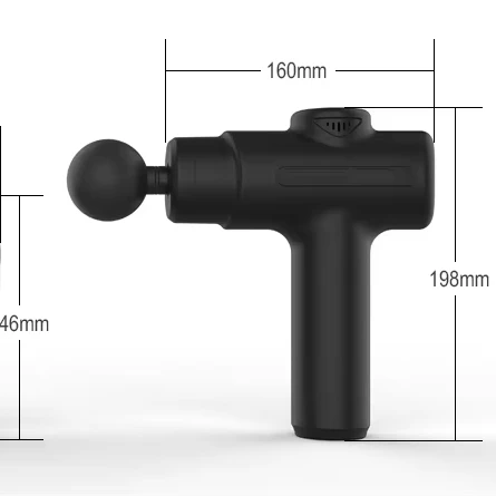 Black Mini Massage Gun, Muscle  Portable Percussion Massager, Electric Handheld Body Massager for Any Pain Relief