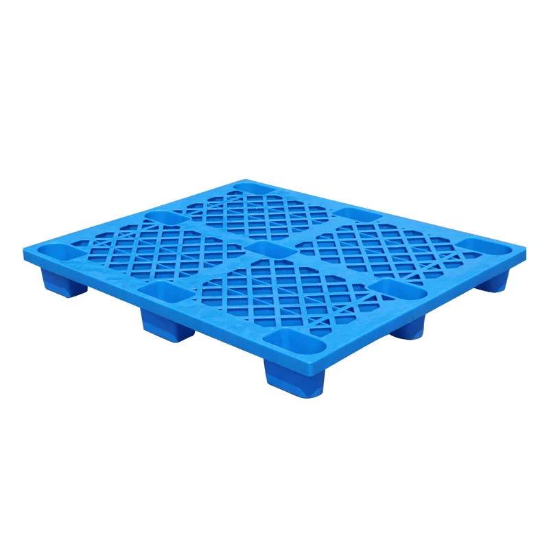 High Quality Cheap Price Durable Single Side Plastic Pallet for Cargo Logistics and Storage 9 Legged 1300*1100 Grid Light Weight
