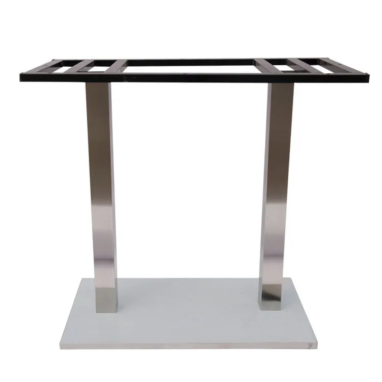 Table Base Restaurant Bar Industrial Coffee Wrought Coffee Dining Tulip Cast Iron Metal Dining Table Base Stainless Steel