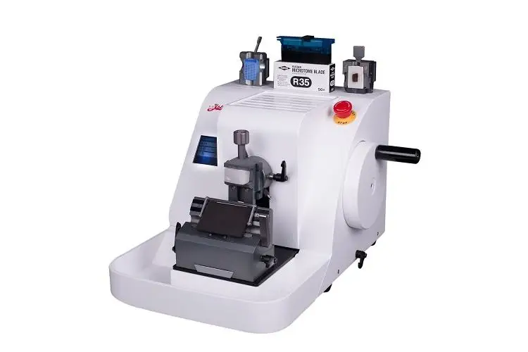 Spot Goods YD-355AT Laboratory Hand Microtome Machine Simple Sliding Manual Rotary Fully Automatic Microtome