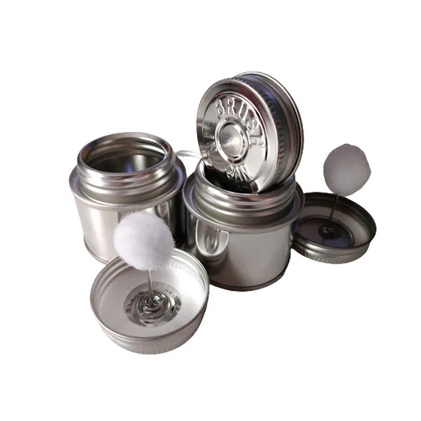 Standard Size 4OZ 8OZ 16OZ 32OZ Empty Metal tin can for PVC CPVC Glue Adhesive Packing with Brush