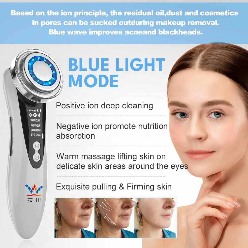 SWOSON Multi-Functional Home Use Beauty Machine Skin Rejuvenation Face Lifting Led Ion Beauty Device Facial Massager 2024