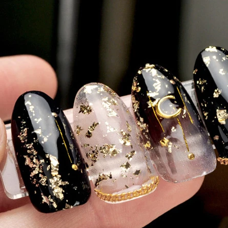 Jewelry Gilding Metallic Leaf for Nails Painting Crafts Gold Silver Rose Making Craft Slime Nail Foil Flakes