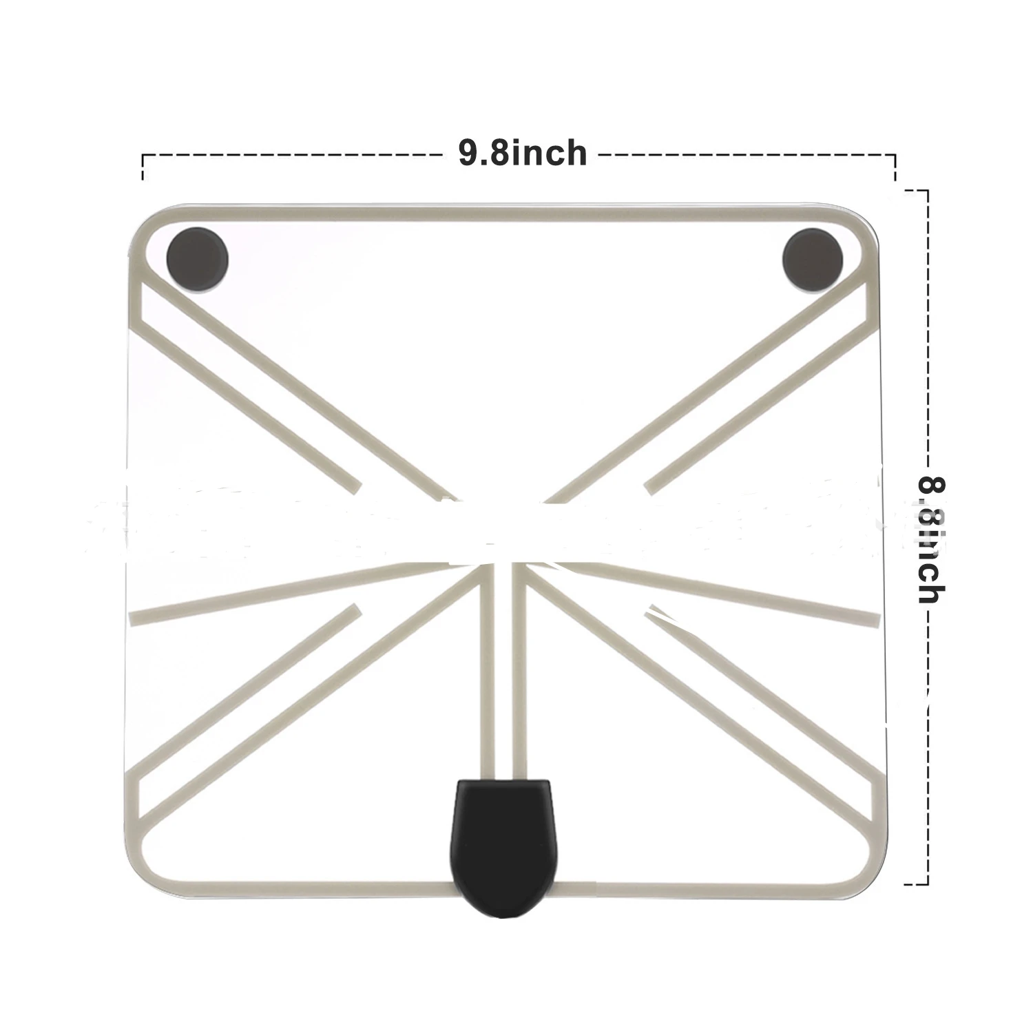 Digital antenna for local channels antenna amplified uhf vhf magnavox hdtv indoor digital antennas