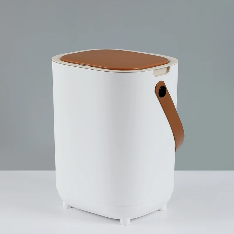 Popular sensor trash with handle 15L home trash big month kitchen recycle bin