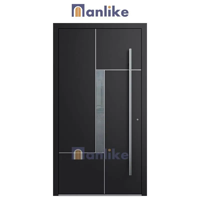 Anlike Main Anti Theft Exterior Gold Bulletproof  Single Custom Front Safety Modern Security Lock Door For Home
