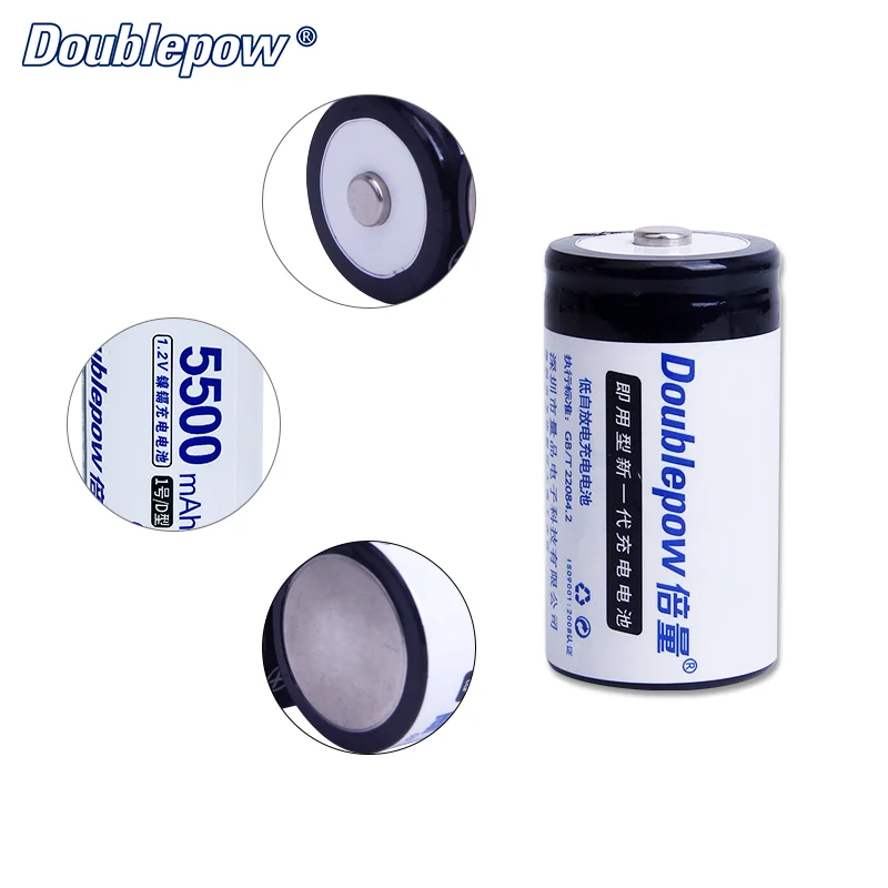 Hot Sale 1.2V 5500mAh D Size NICD Rechargeable Battery for Power Tools Toys Consumer Electronics Golf Carts Boats