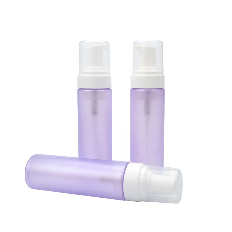 clear transparent 30ml 50ml 100ml  250ml foam pump bottle hdpe facial foam mousse bottle Pet cosmetic plastic foam soap bottle