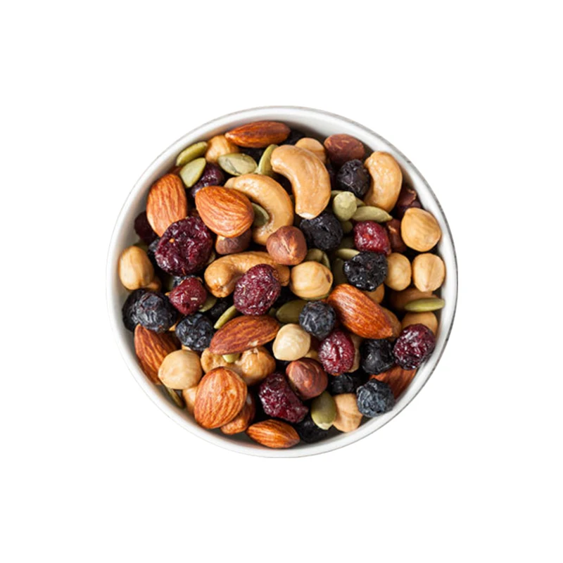 
OEM/ODM Healthy Snacks Nuts and Dried Fruits Mixed Nuts Unsalted 1Kg Dried Fruits for Baby Almond Cashew Walnut Raisin Cranberry 