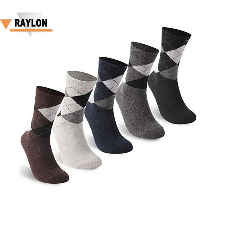 RL-A710 mens nepal marino pure wool argyle socks clearance cashmere bed thermal wool socks made in usa