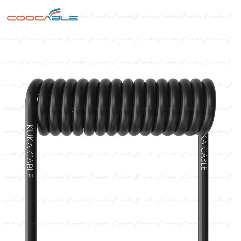 Brake System Seven Electric Coil,Trailer Spiral Cable Wire,Coiled cable