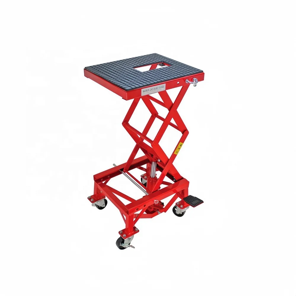 Osate CE Certificated Motorcycle Lift Table 300Lbs 350MM-870MM XRD1506C For Car Repair