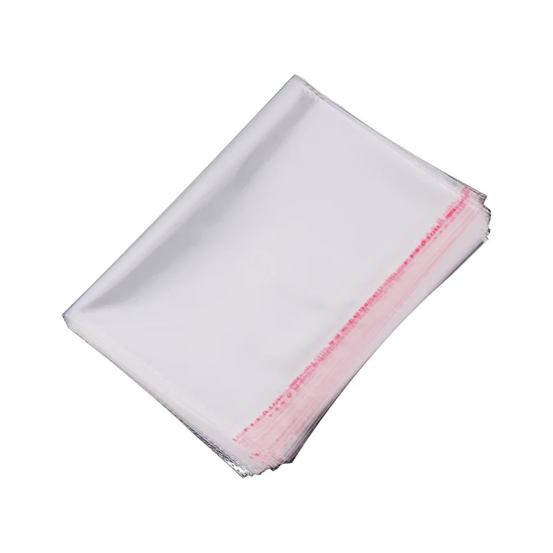 custom self sealing adhesive clear plastic opp poly bags packaging opp bag