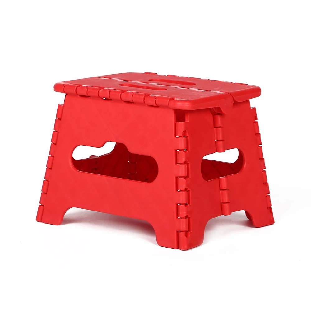 Portable plastic kitchen folded folding step stool foldable for kids