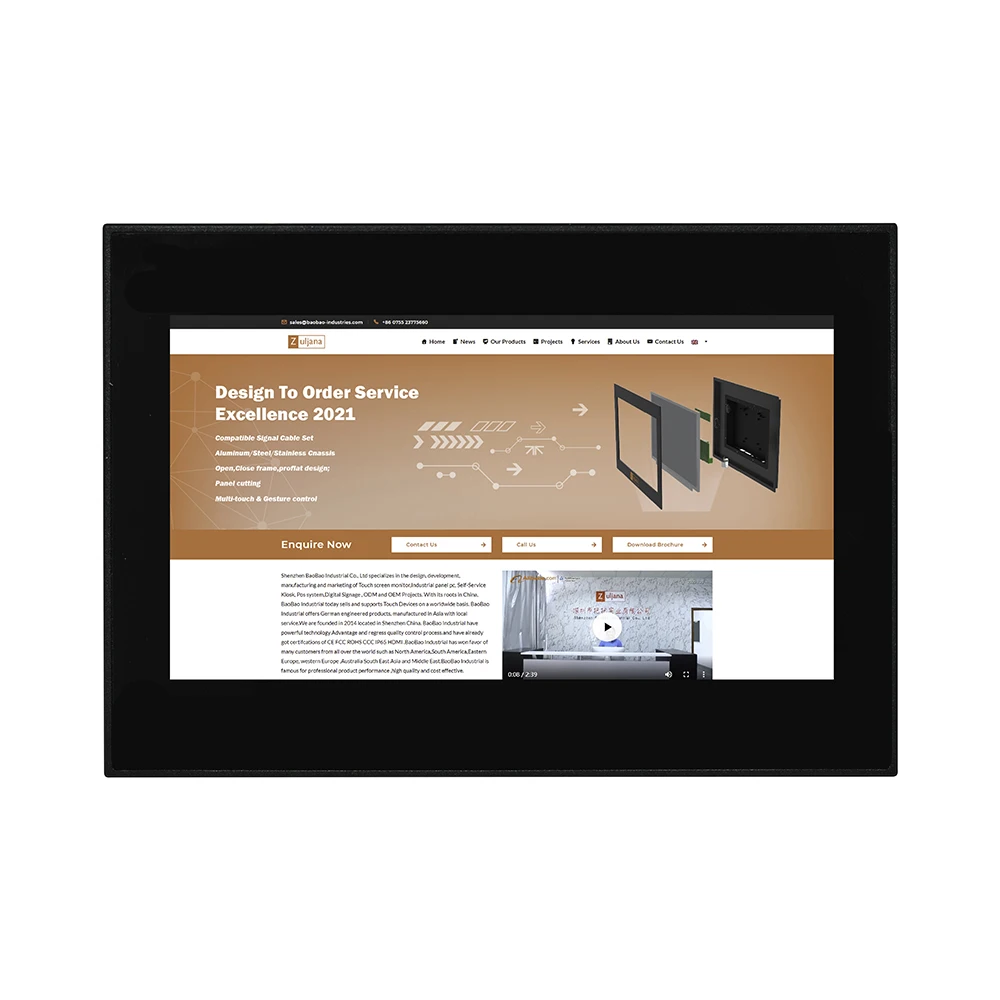 7 8 9,7 дюймов промышленный Ip65/66/67 прочный водонепроницаемый безвентиляторный сенсорный экран P все-в-одном компьютер 1024*600