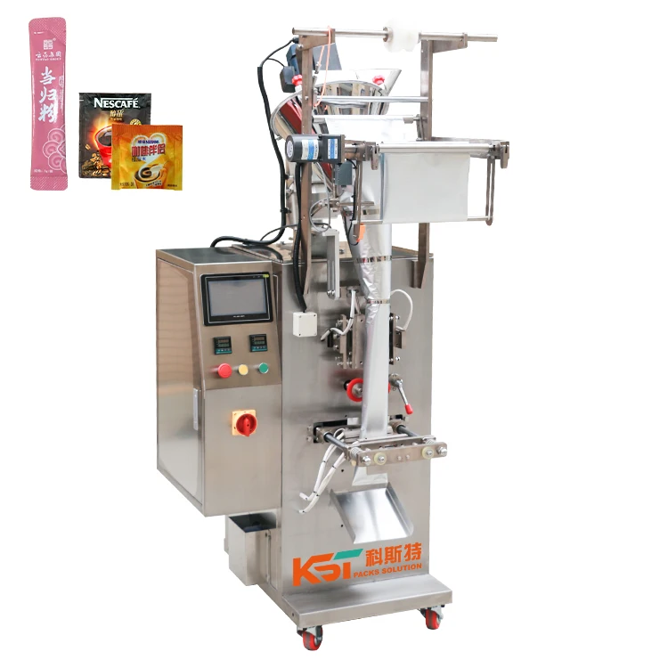 KST многофункциональная вертикальная, трехцветая, бортовой мешок запечатывания или четырехсторонний закаточная упаковочная автоматическый порошковый сумка упаковочная машина