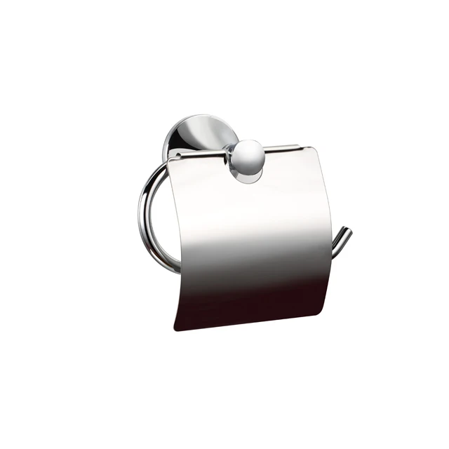 toilet roll holder stainless steel  paper towel holder with cover On Wall-Mount Bathroom