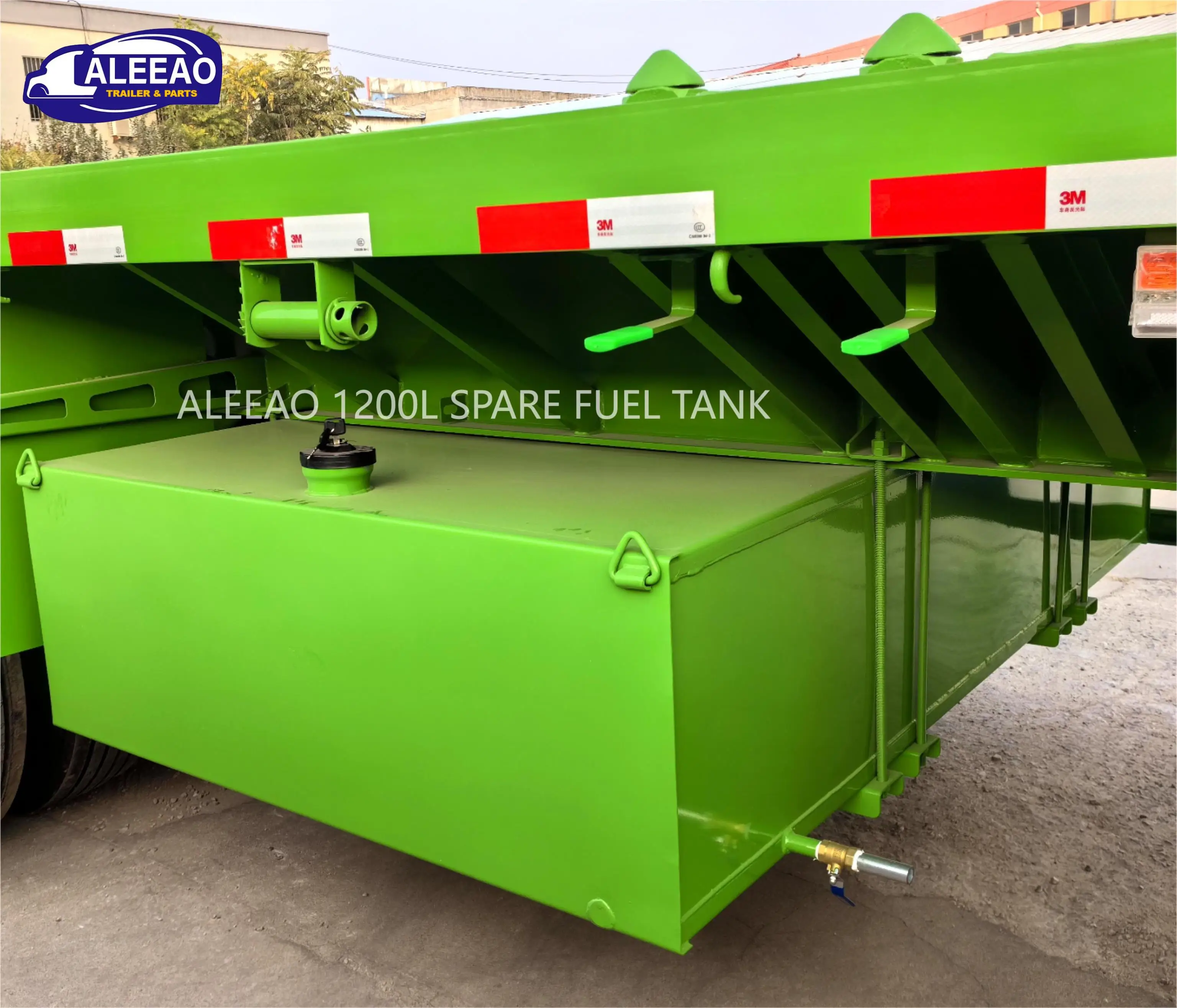 Shipping 40 Feet Container Transport Flat Bed Trailer 3 axle Flatbed Semi Trailer Price