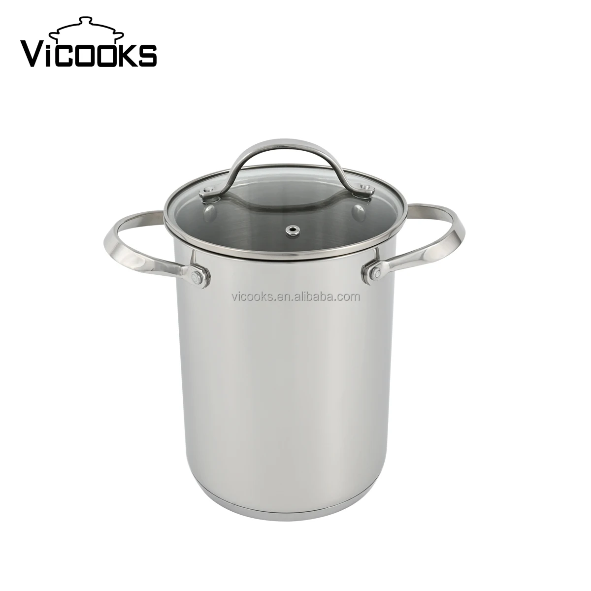 Vegetable Steamer Pot Kitchen Pasta Pot Pan Asparagus Pot With Mesh Basket and Tempered Glass Lid