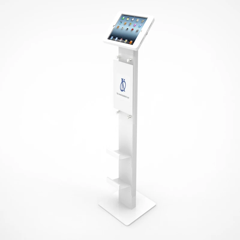 Lockable android 10.1 tablet floor stand