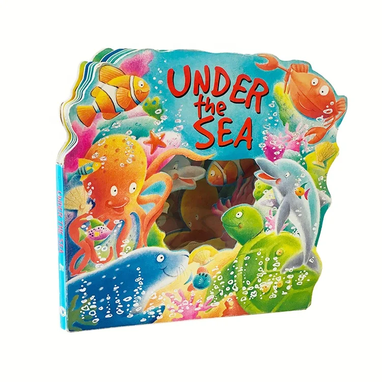 
Supplier Customized Eco Friendly Children Cardboard Publishing Book Printing Service 