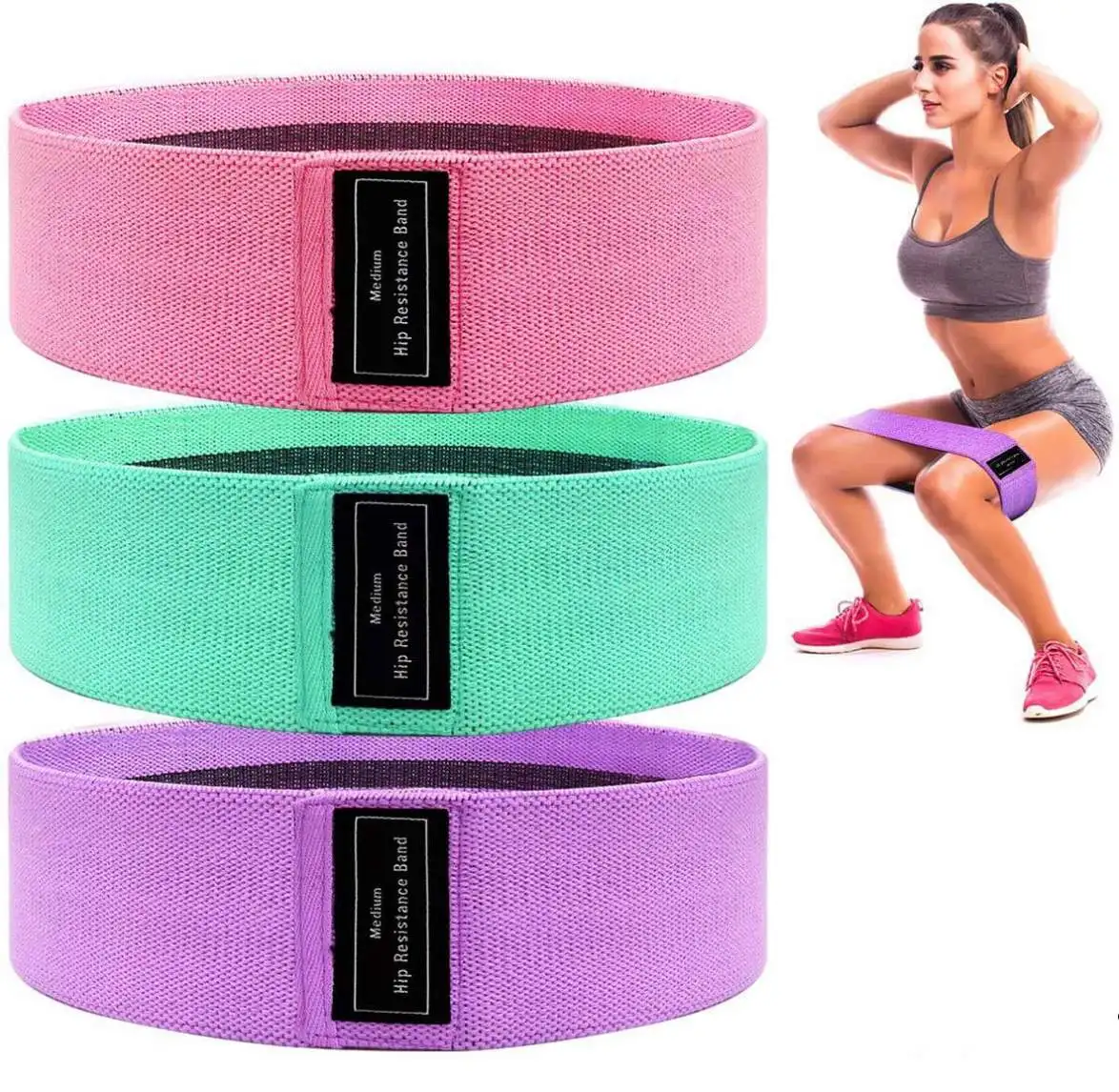 Multifunctional fitness Yoga rope portable pilates bandskit resistance band exercise bands