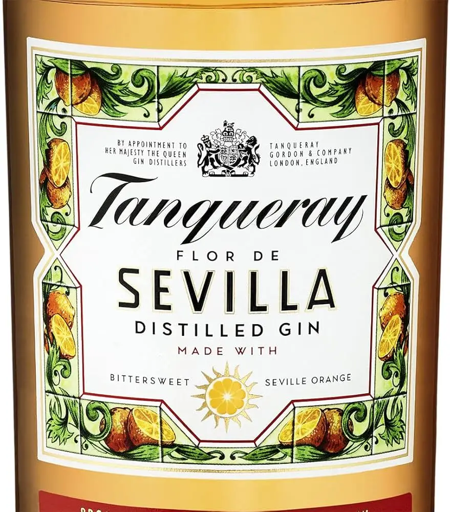 750ml brand gin liquor empty glass bottle with pilfer-proof cap