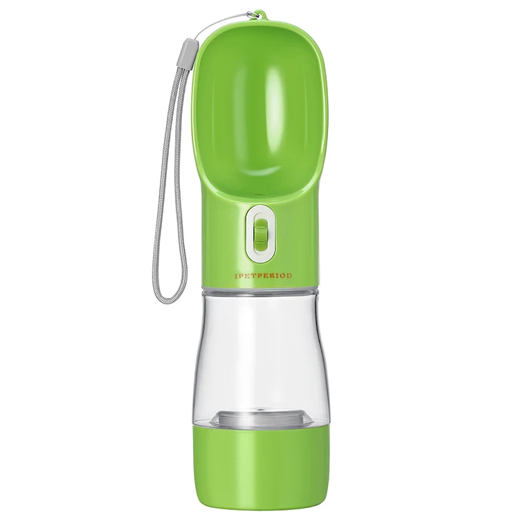 
Hot selling product Portable double cup pet dog water bottle suitable for outdoor travel 