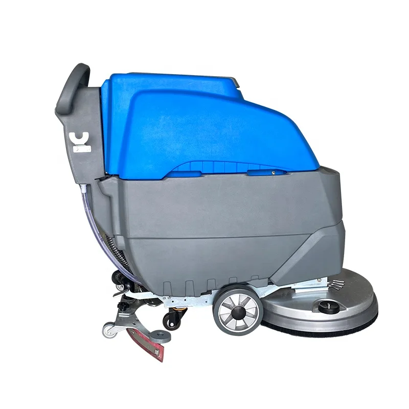 SENCOE 530mm hand push workshop warehouse floor sweeper walk behind electric industrial commercial floor scrubber dryer machine