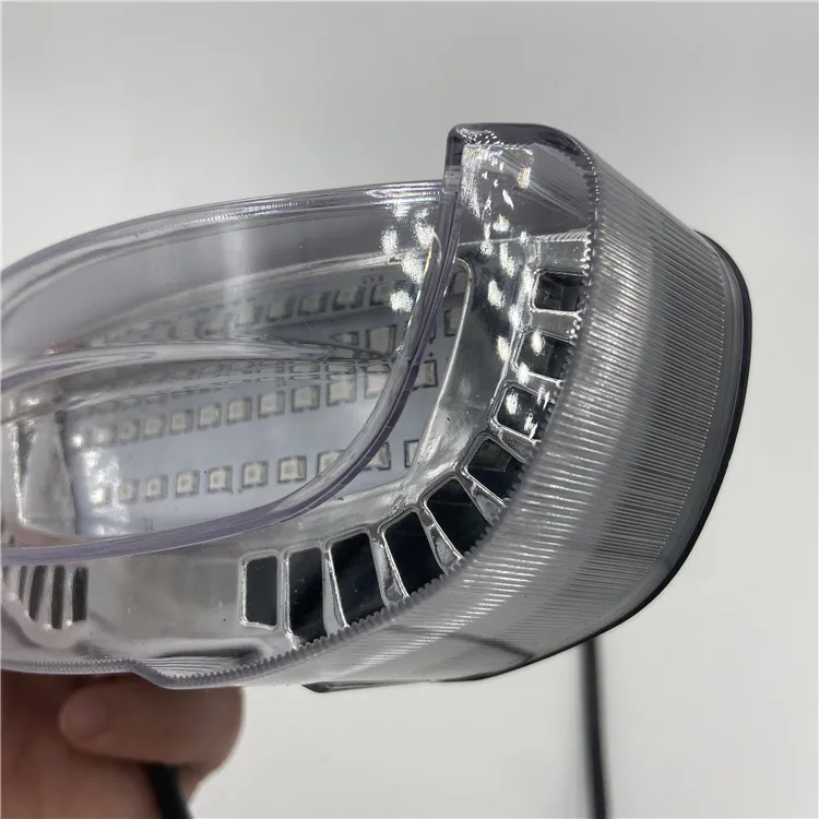 24 SMD круглый красивый синий/красный свет для электрических транспортных средств задний светодиодный светоотражатель, Круглый безопасный Мини Светодиодный отражатель белый 12 В