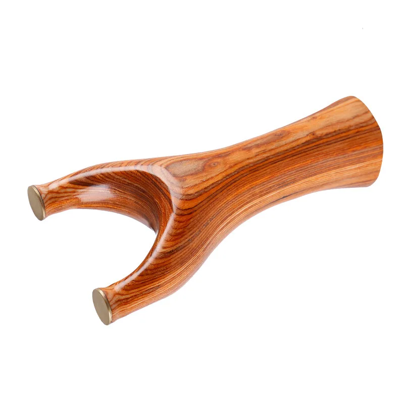 Hot Selling Straight Plate Flying Tiger Sling Shot Powerful Wooden Hunting Slingshot