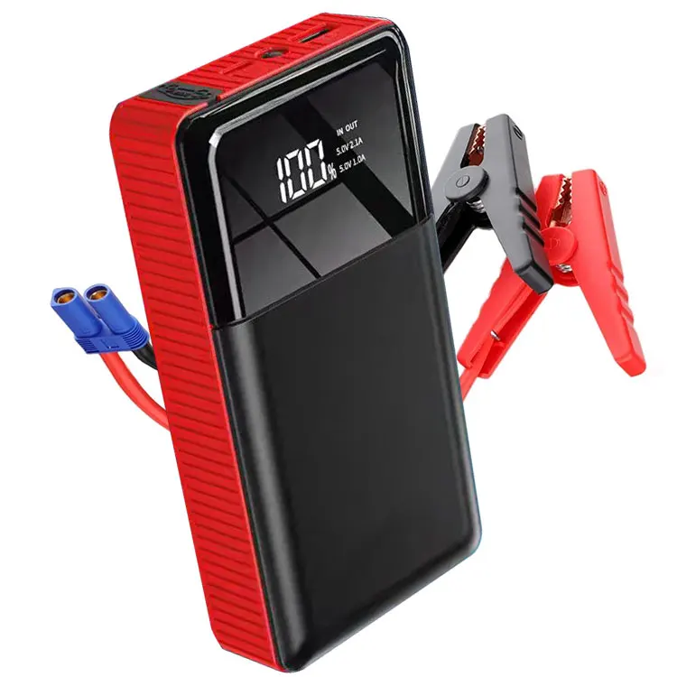 12 V 800A jump starter Lithium Box Power PackPeak Jump Starter 100W Two-Way Fast-Charging Portable Car Jump Starter