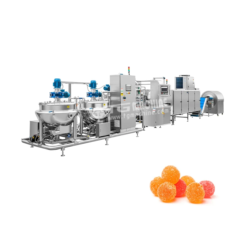 China Manufacturer Automatic Jelly Candy Depositing Production Line Gummy Bear Making Machine Jelly Candy Making Machine