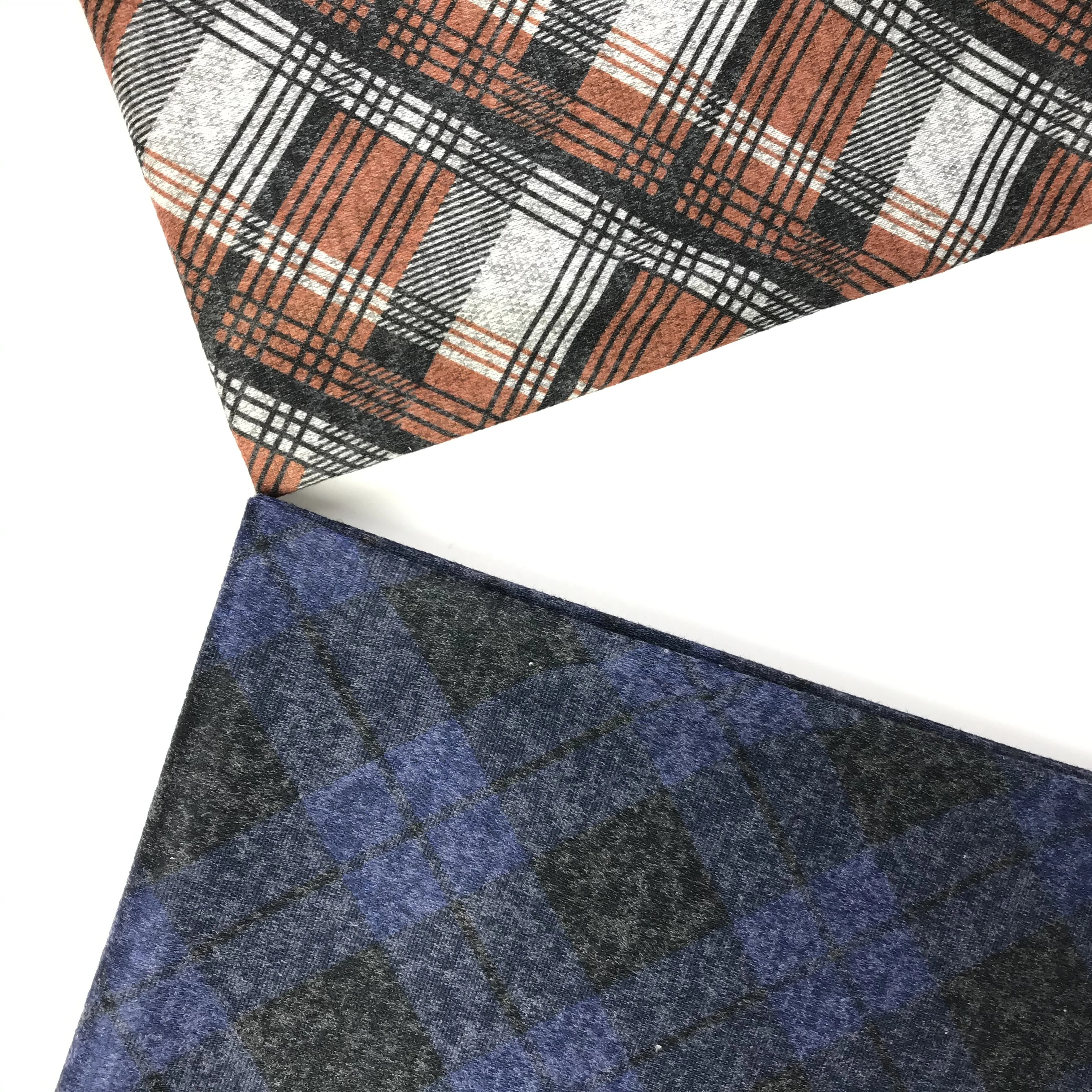 FACTORY DIRECTLY SUPPLY hacci knit fabric polyester rayon spandex angora brush paper print for women dress  garment