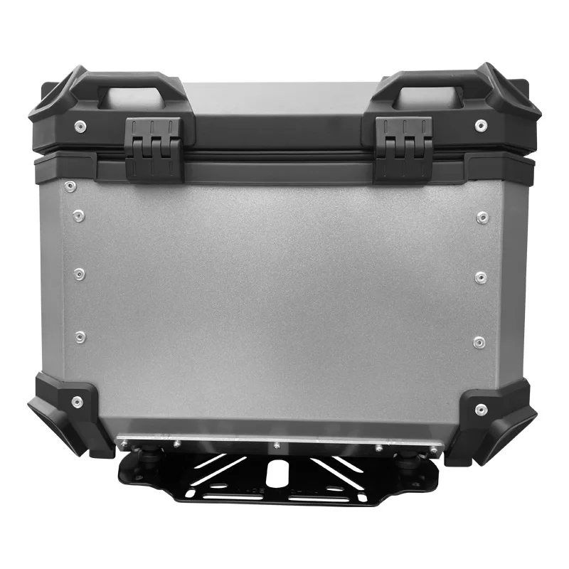 45L Quick Release Motorcycle aluminum top box Scooter Storage top box motorcycle tail box