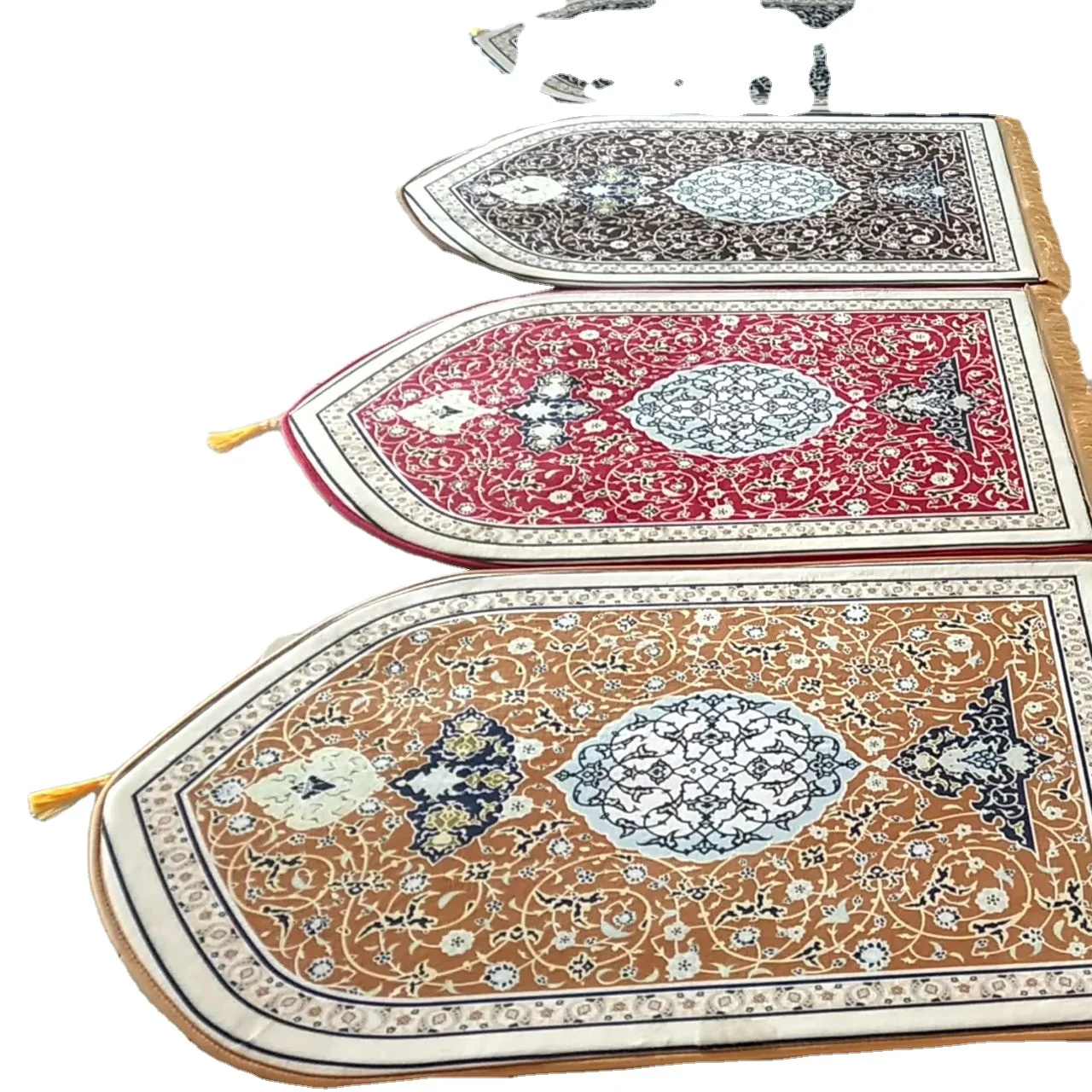 New Design Classical Anti Slip Prayer Rug Prayer Mat Muslim Folding Portable Prayer Mat