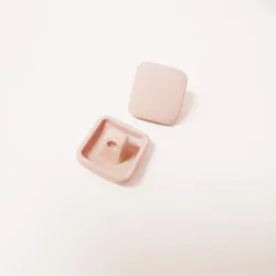 Wholesale 0.728 Inch Square Button Hair Ties Ornaments Headdress Diy Rubber Band Hair Ring Accessories