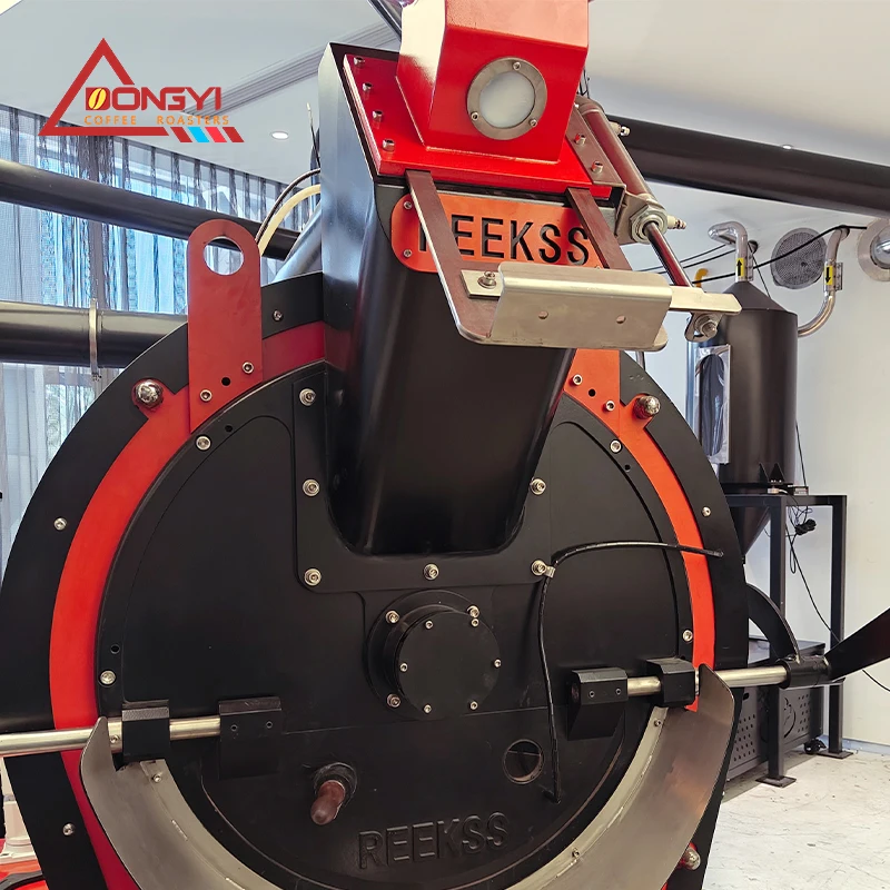 REEKSS 30kg Automatic Coffee Roaster One Key Start Roasting New Premixed Combustion Technologies