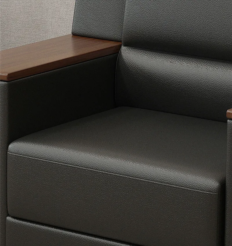 Modern luxury design office sofa furniture office leather sofa 2 person seats sofas living room furniture