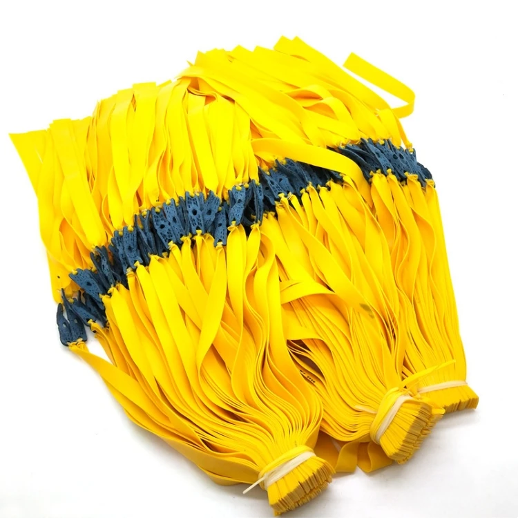 High Quality Natural Latex Rubber Band Outdoor Hunting Slingshot Accessories 0.55mm-1.2mm Wide Thick Big Elastic Plain Rubber
