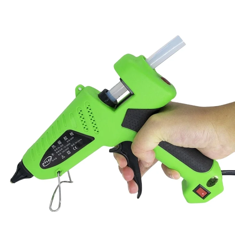 Hot Melt Glue Gun with CE 220V/50HZ Not Rated 100-240v 100w NL-208 Single NYLEO 11mm