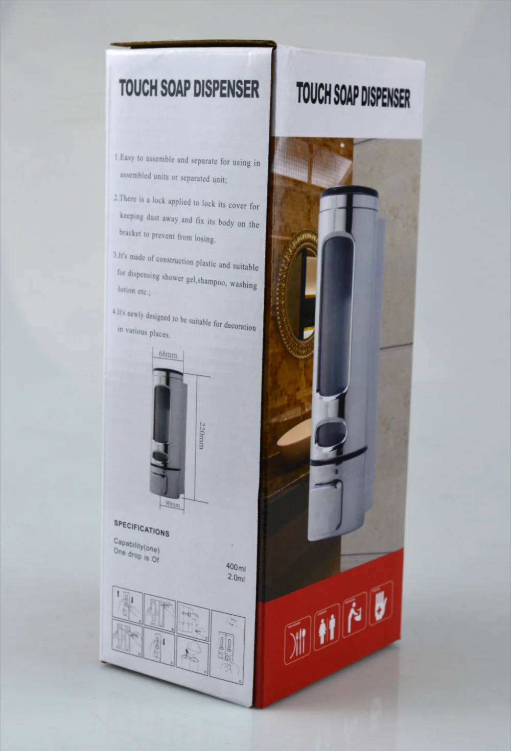 wall mounted liquid soap dispenser