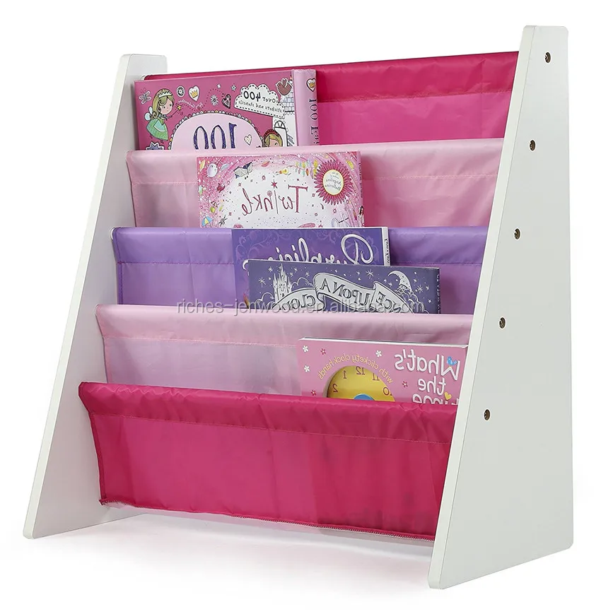 Wholesale Safe Baby Children Bookshelf Book Storage Shelves Kids Toy Organizer with Plastic Bins, toy organizer with book shelf